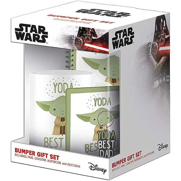 Star Wars 'Yoda Best Dad' Bumper Gift Set – Geek-Aboo