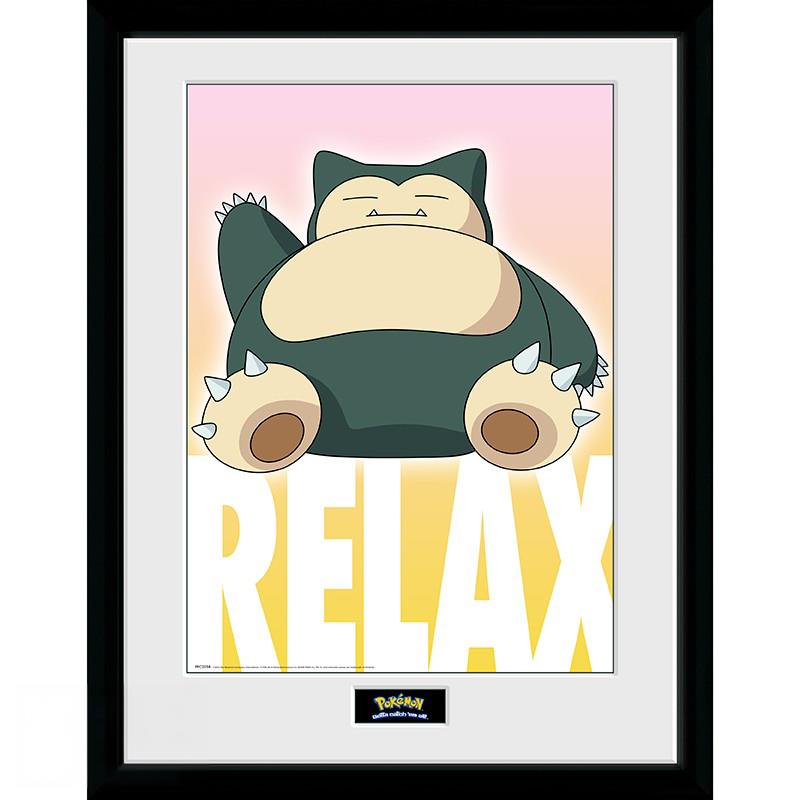Pokemon Framed Print Snorlax