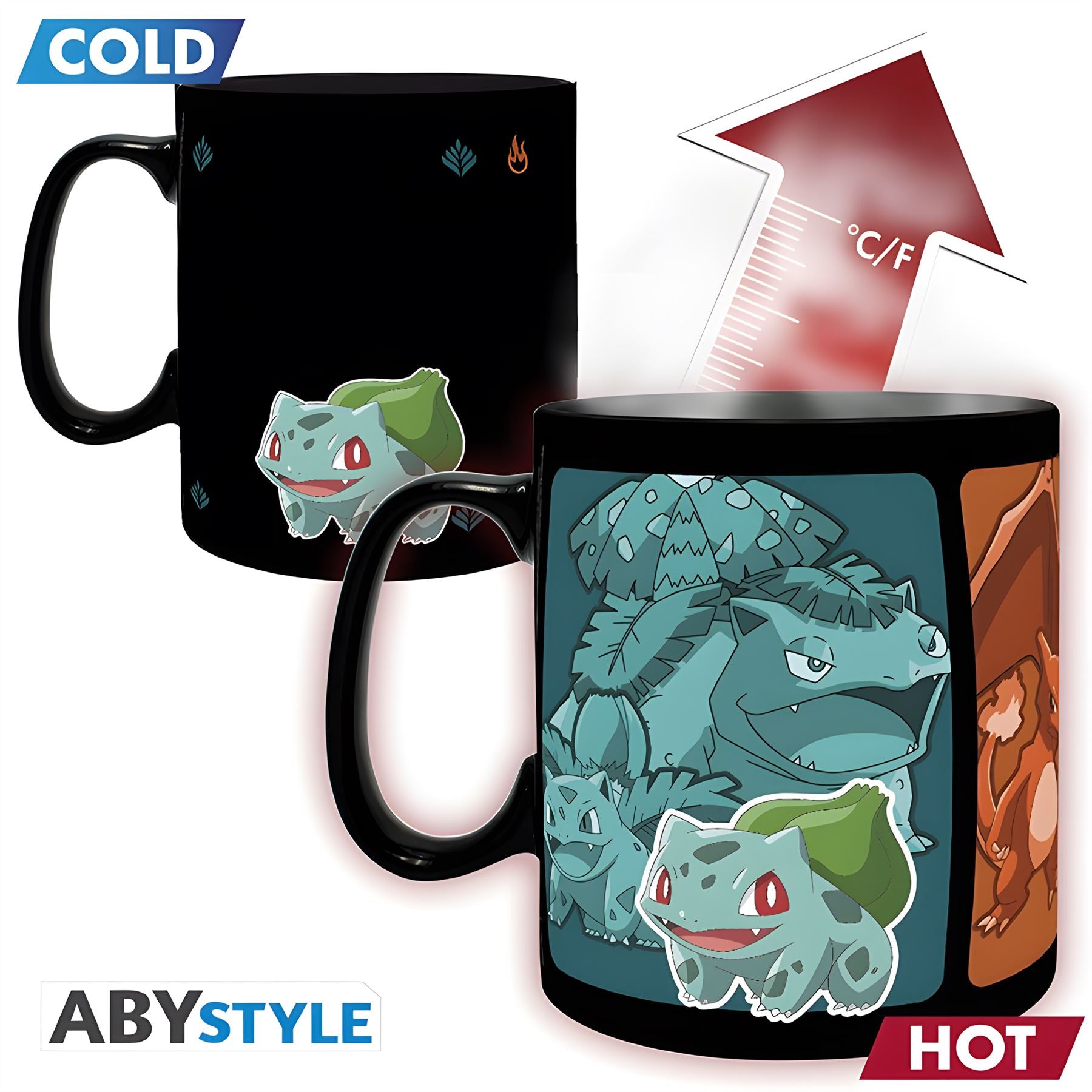 Pokemon Evolve Heat Changing Mug 460ml