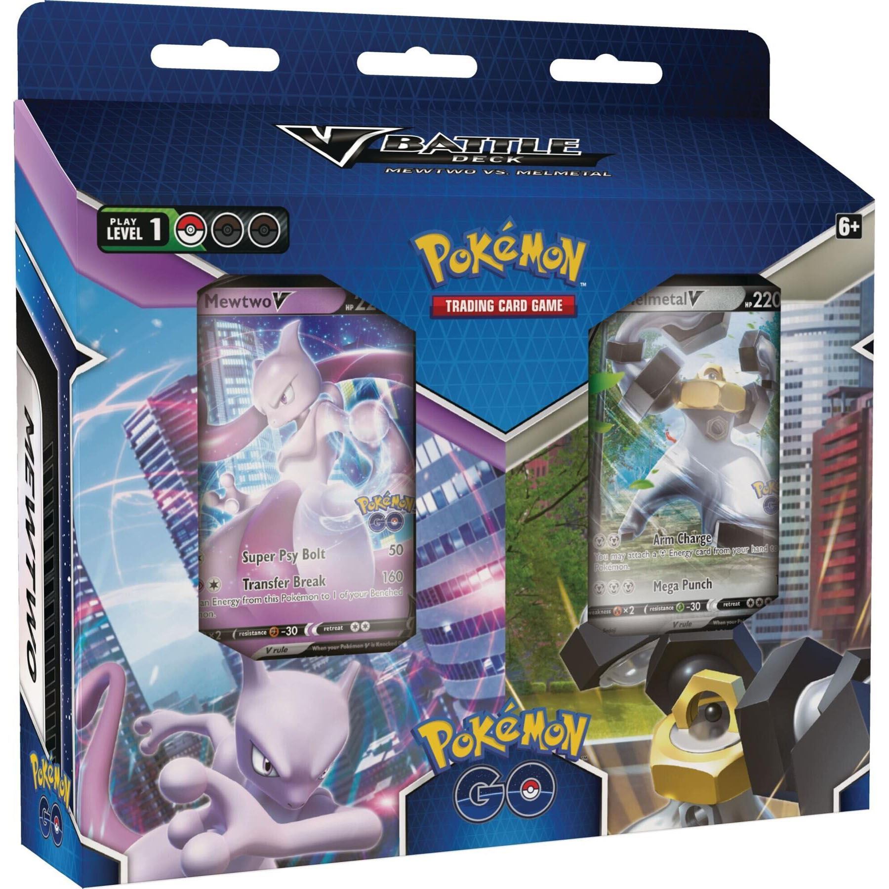 Pokemon GO Mewtwo Vs Melmetal V Battle Deck Bundle