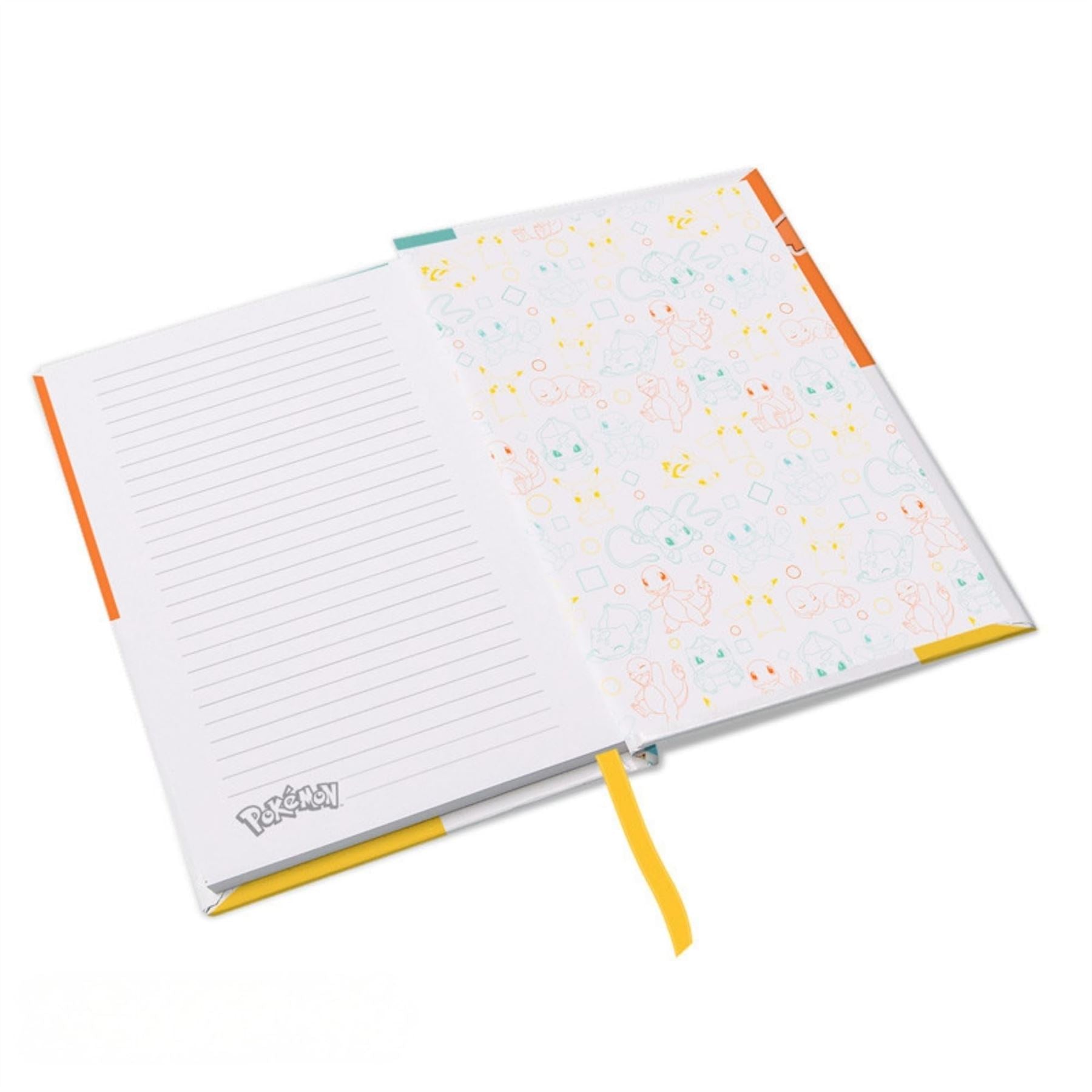 Pokemon Kanto Starters A5 Notebook