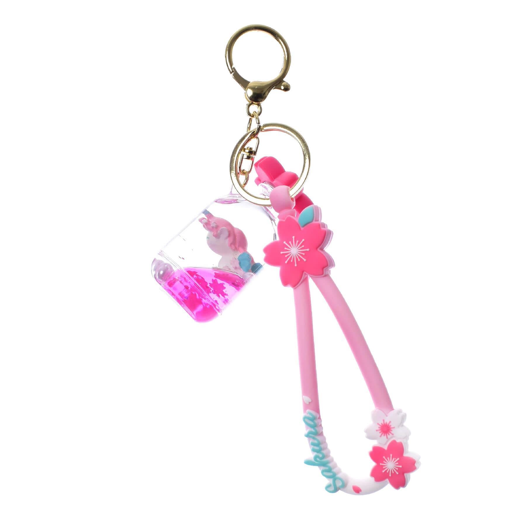 Sakura Unicorn Keychain – Geek-Aboo