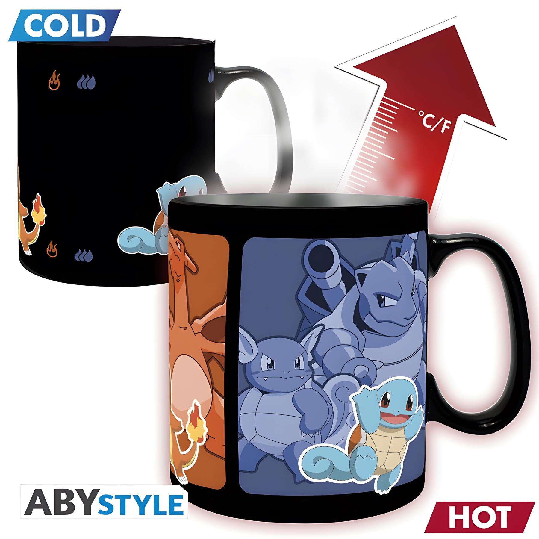 Pokemon Evolve Heat Changing Mug 460ml