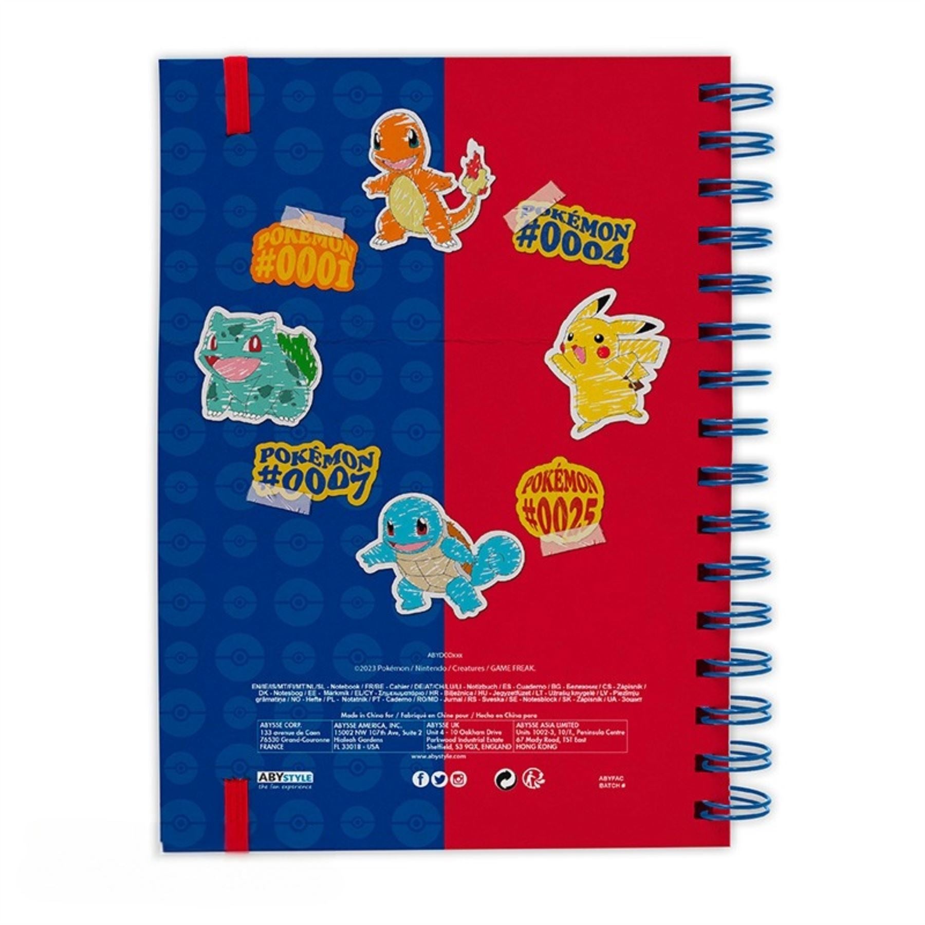 Pokemon Blue & Red Partners A5 Notebook