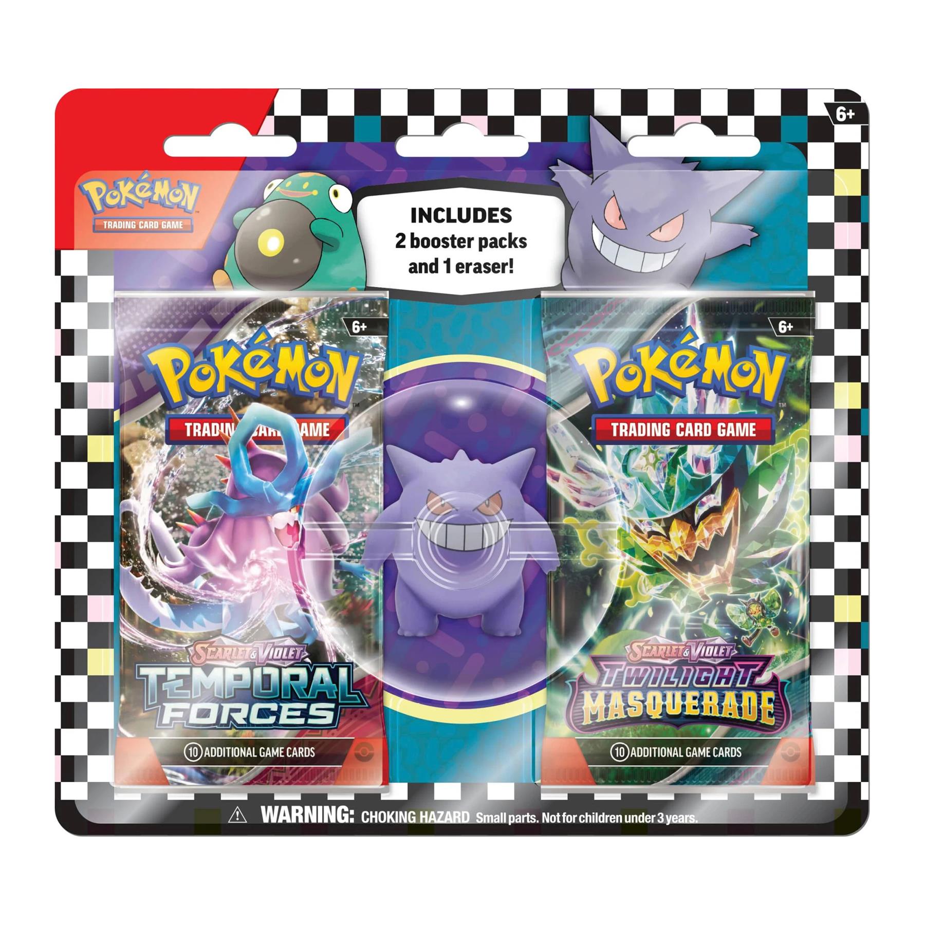 Pokemon TCG: Back to School Eraser Blister Pack