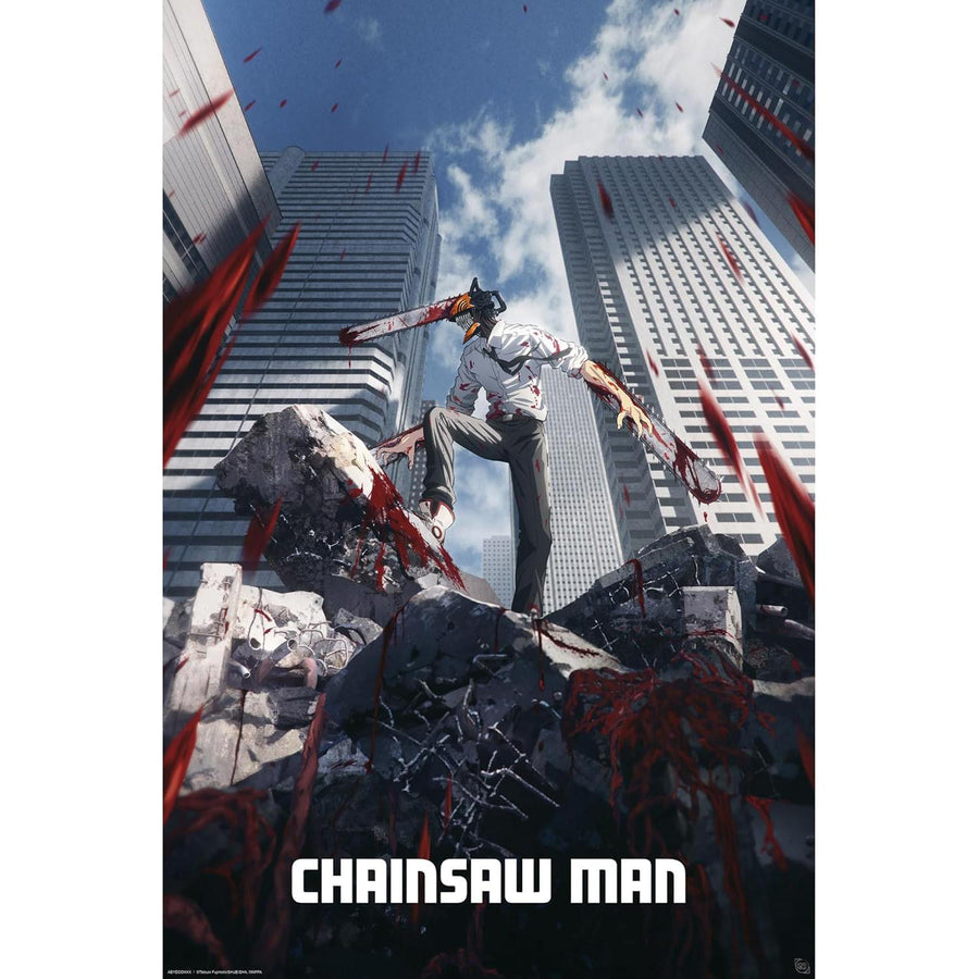 Chainsaw Man Key Art Maxi Poster GeekAboo