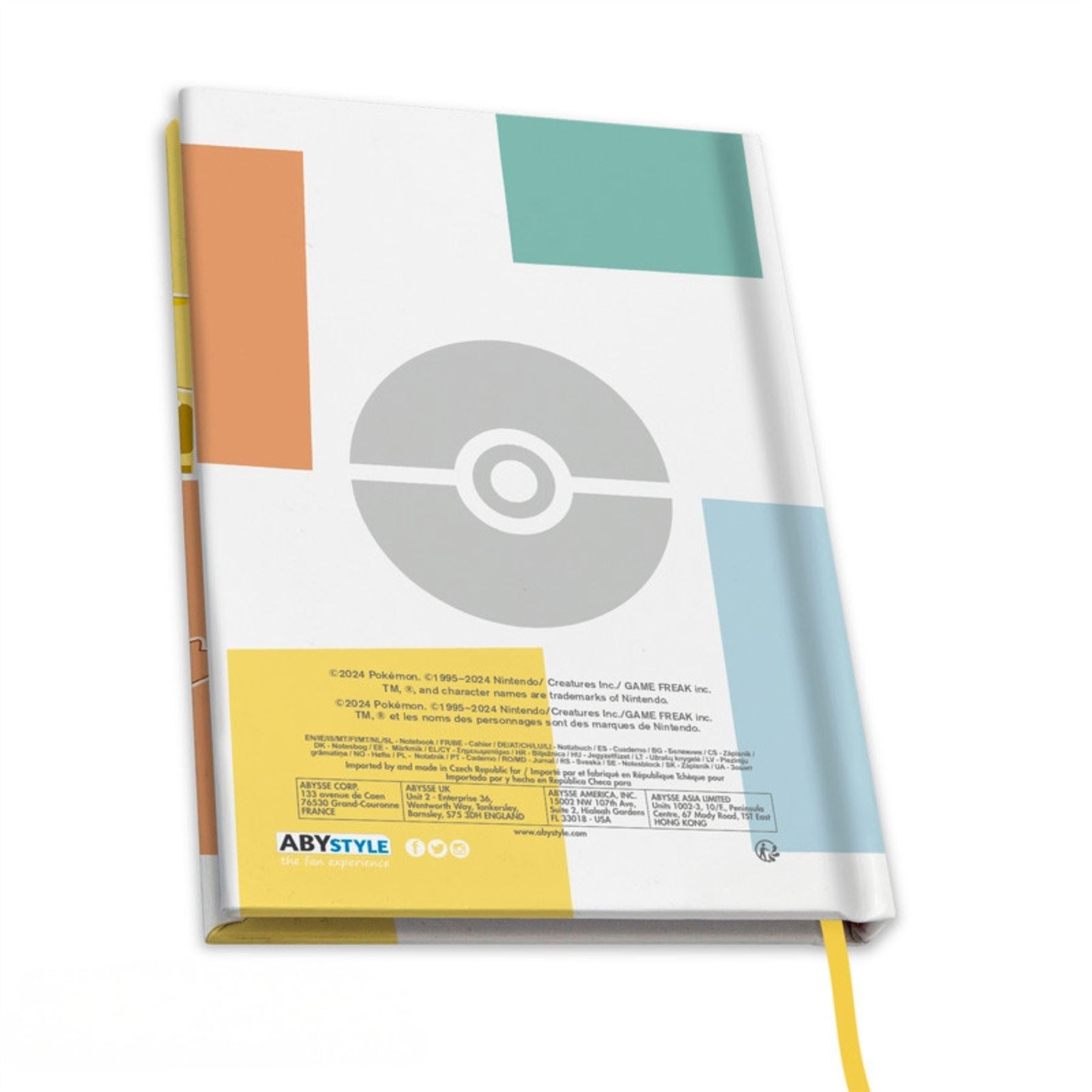 Pokemon Kanto Starters A5 Notebook