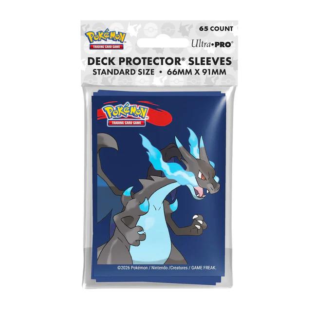 Pokemon: Mega Charizard X 65ct Deck Protectors Sleeves